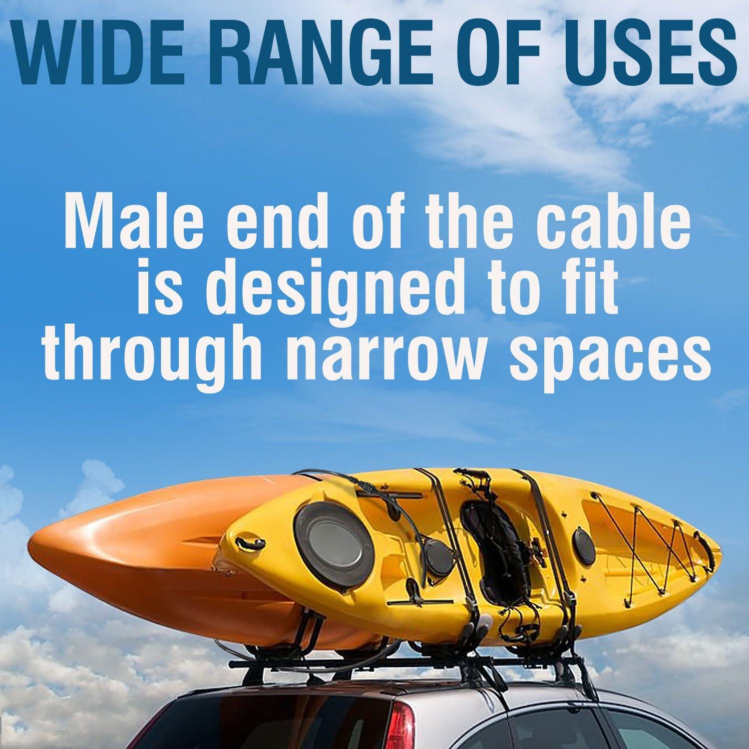 Candado de Combinación MARQUE Recto 15 FT para Bicicletas