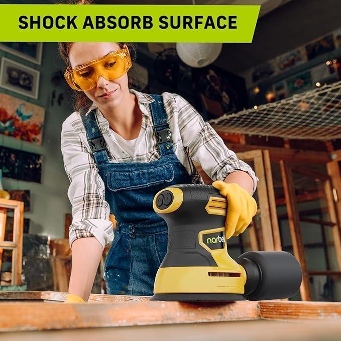 Lijadora Orbital Narbell NT05004 380W 6 Velocidades 12,7cm