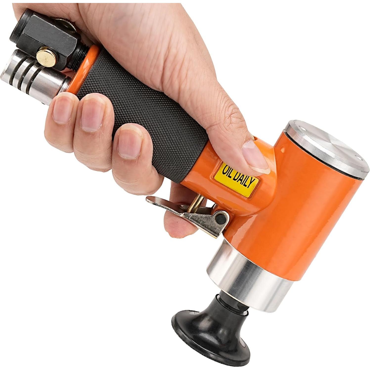 Lijadora Neumática 2-en-1 NuoDunco 5,08 cm + 40 Accesorios