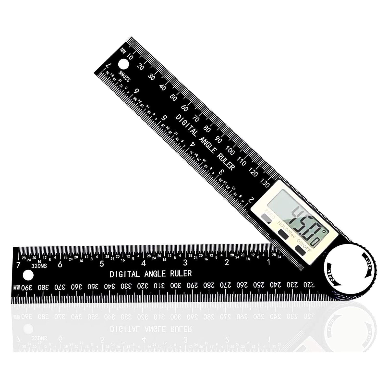 Buscador de Ángulos PDDYIER 2 en 1 Digital 17.78 cm