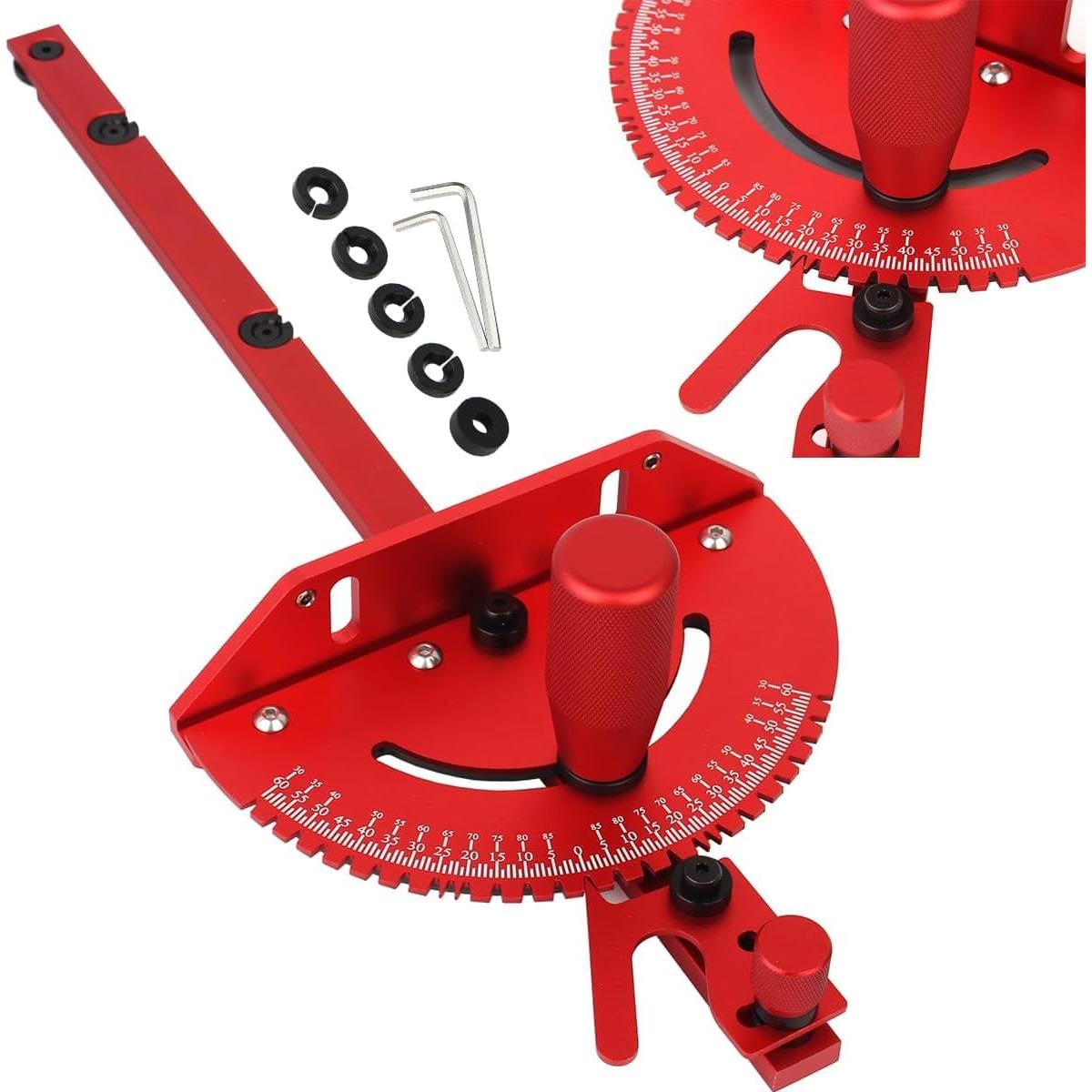 Medidor de Inglete JCFANTS GJ-150 Aluminio Precisión 27 Ángulos