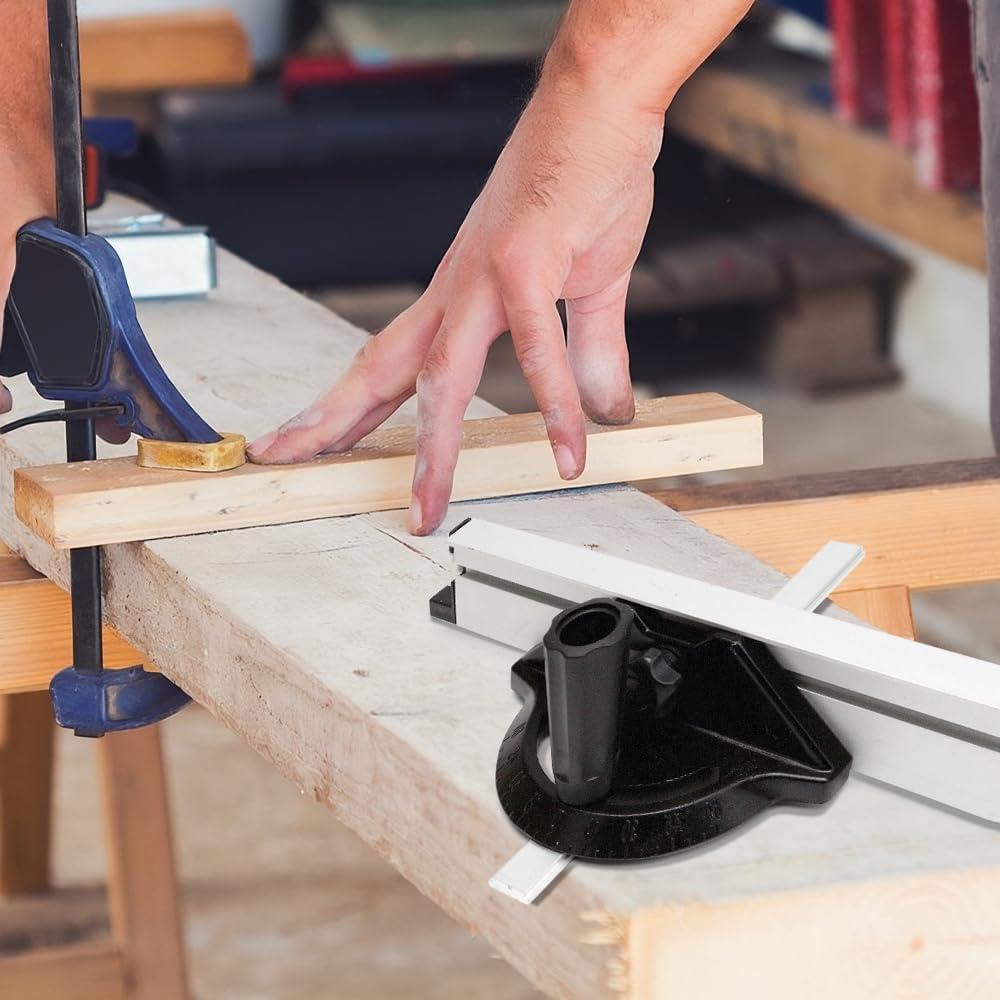 Medidor de Inglete Badong Ajustable 60° para Sierra de Mesa