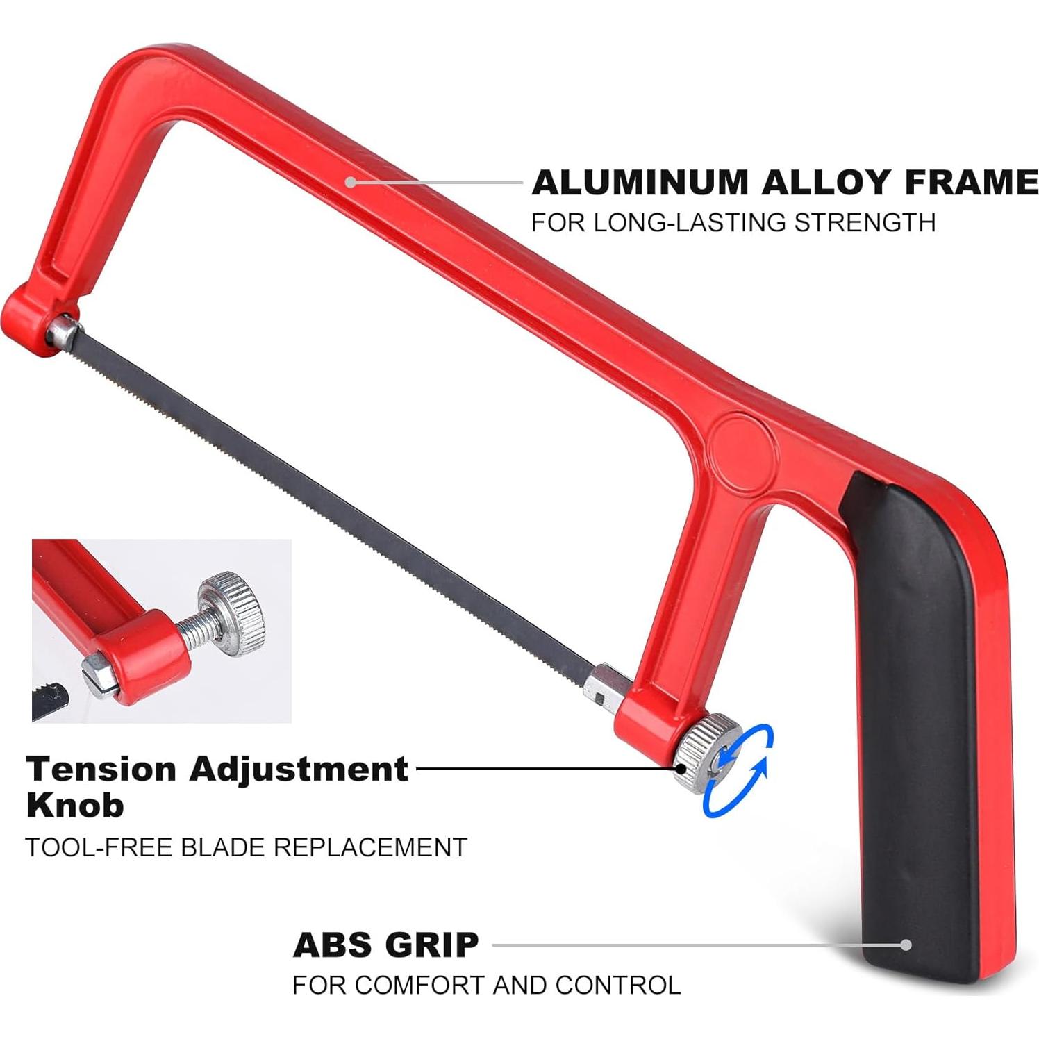 Sierra de Arco HAUTMEC 150mm con Caja de Inglete Ajustable