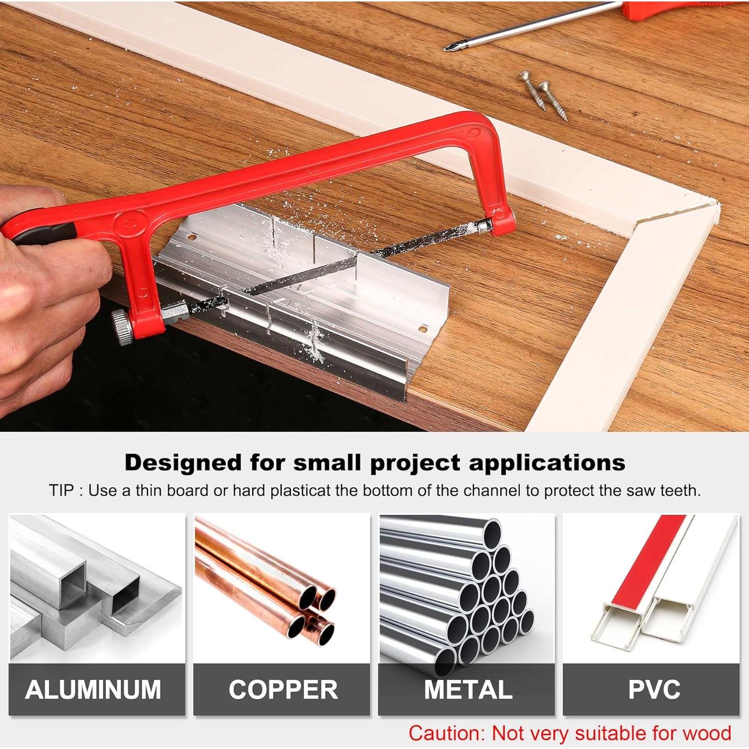 Sierra de Arco HAUTMEC 150mm con Caja de Inglete Ajustable
