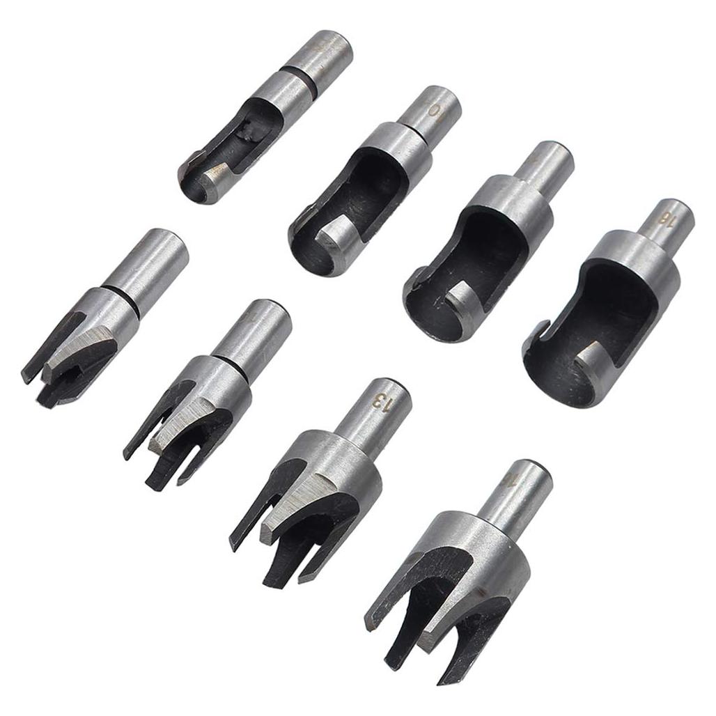 Juego de Cortadores de Tapones Bestgle 8 Piezas Acero 6-16mm