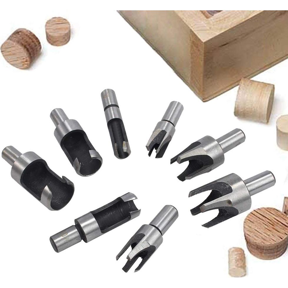 Juego de Cortadores de Tapones Bestgle 8 Piezas Acero 6-16mm