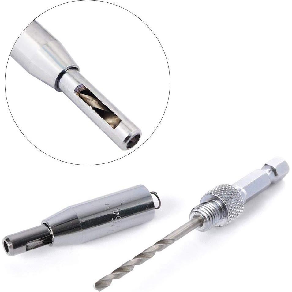 Juego de 4 Brocas HSS Eyech para Bisagras 1,98 a 4,36 mm