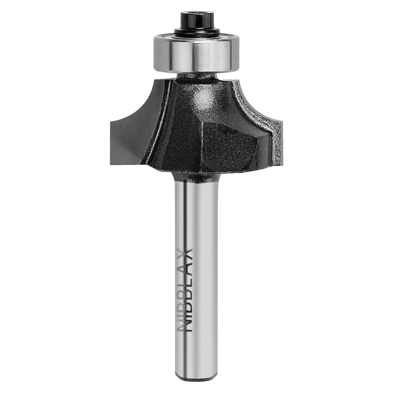 Brocas de Router NIBBLAX 1/8" Redondeo Eje 1/4"