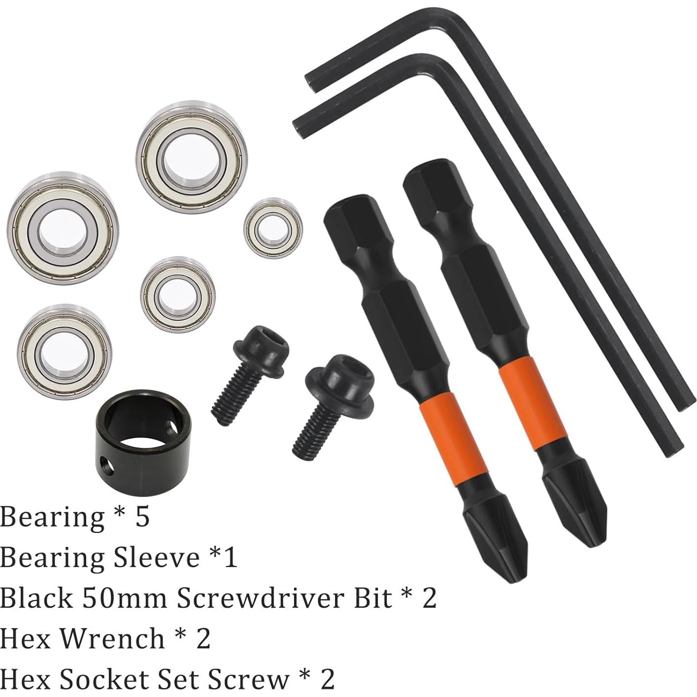 Juego de 20 Brocas de Fresadora AzReference 1/4" y 1/2"