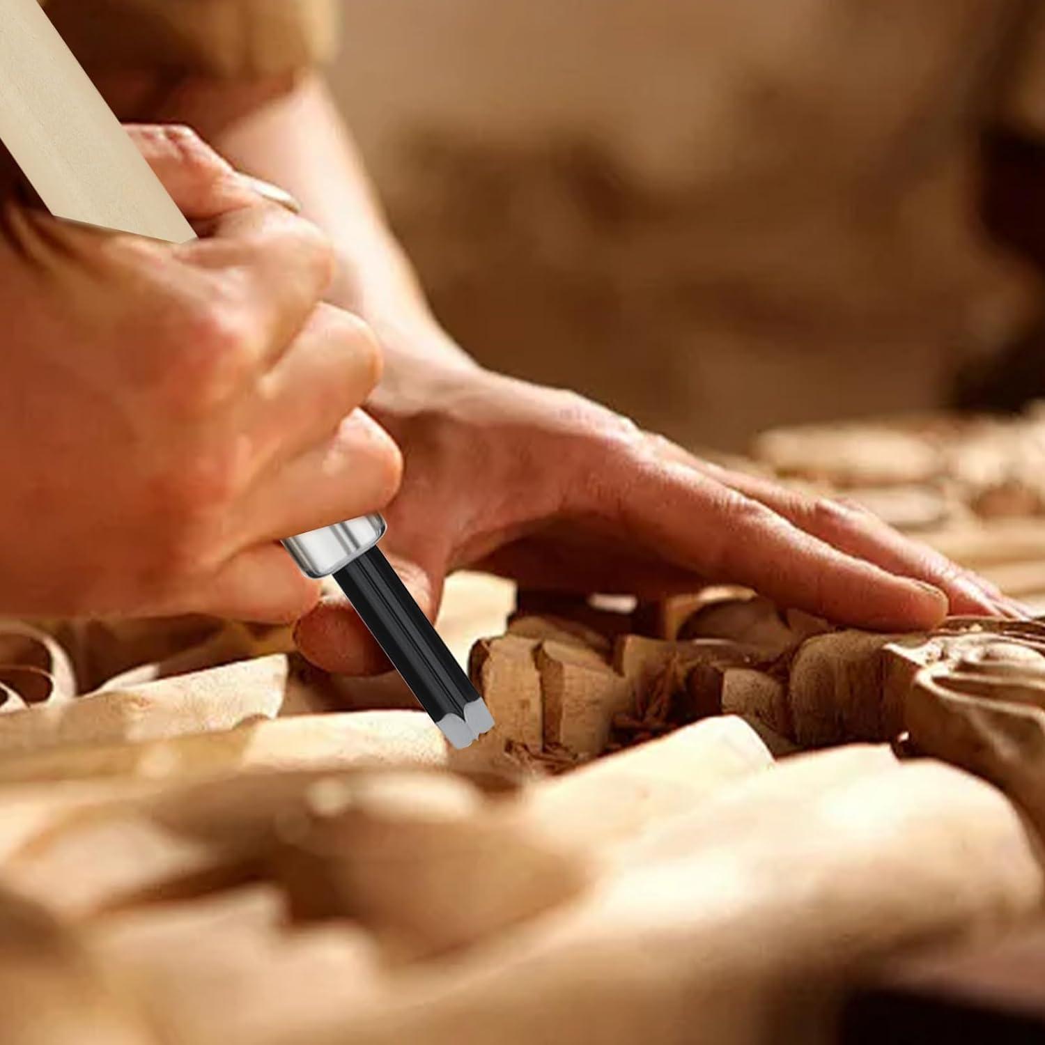 Conjunto de 10 Cinceles de Tallado en Madera OriGlam