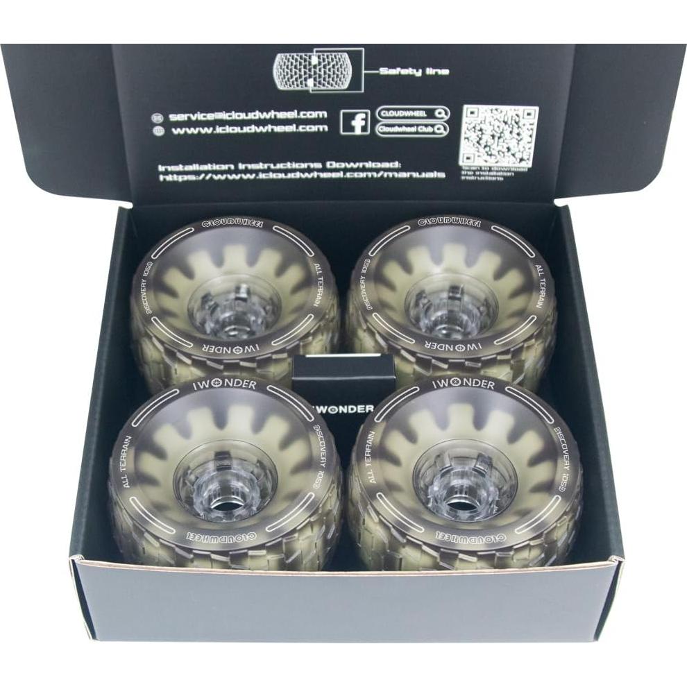 Ruedas de Skateboard IWONDER 105mm Todo Terreno 78A