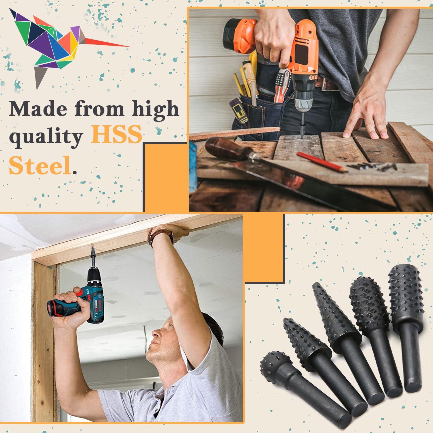 Juego de Brocas DIY Kolibrox 6 mm 5 Piezas Ergonomicas