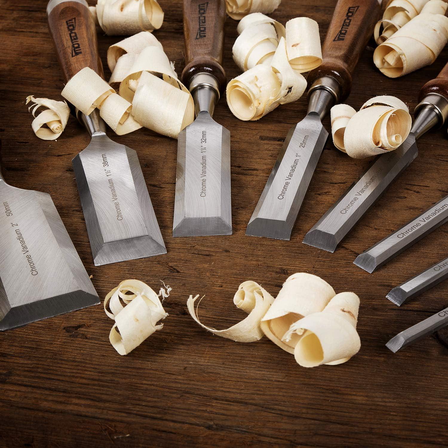 Juego de 10 Cinceles de Madera IMOTECHOM con Caja