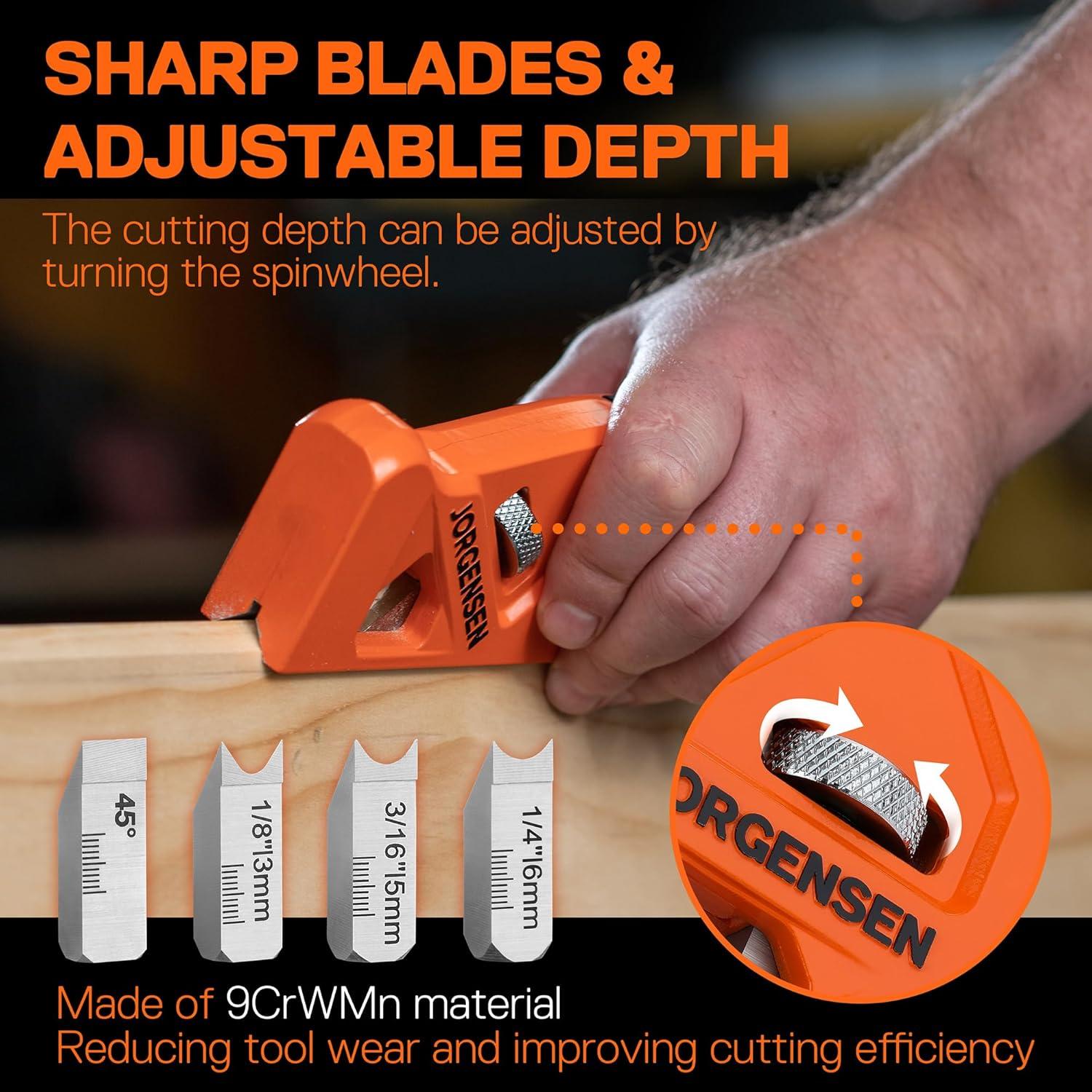 Plano de Chaflán JORGENSEN 4 Cabezas Corte Manual 0,50 kg