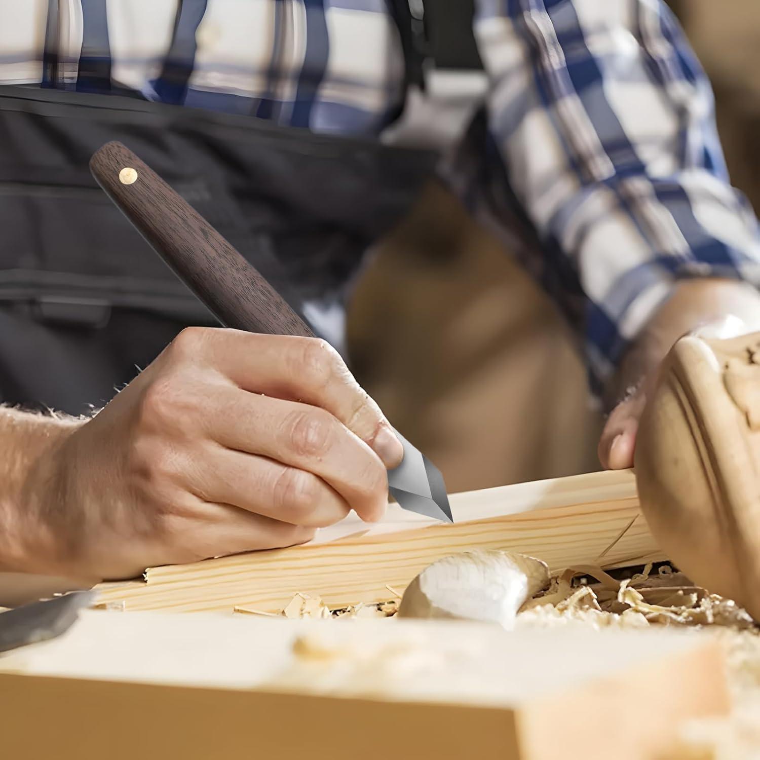 Cuchillo de Marcado RUITOOL Doble Bisel 19.3cm con Funda