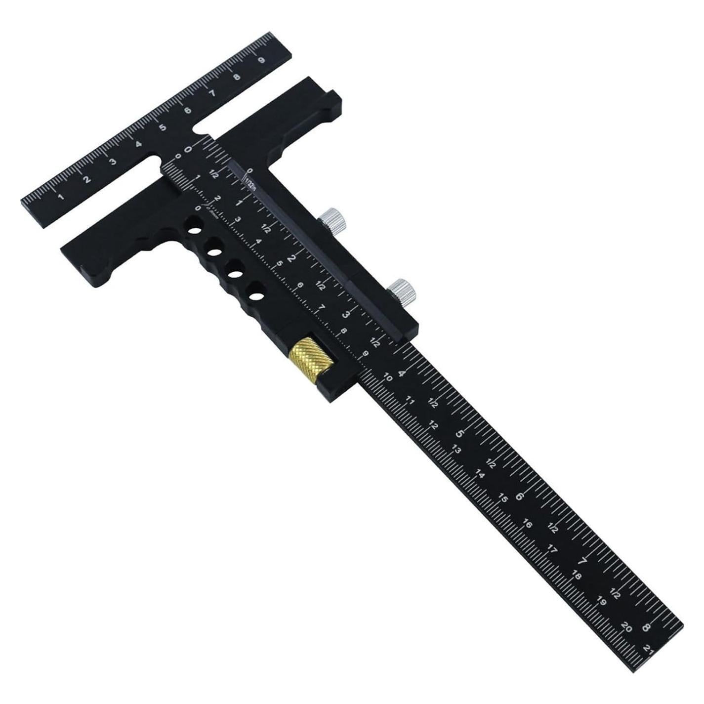 Scriber de Madera Leefasy en Forma de T con Ajuste Fino