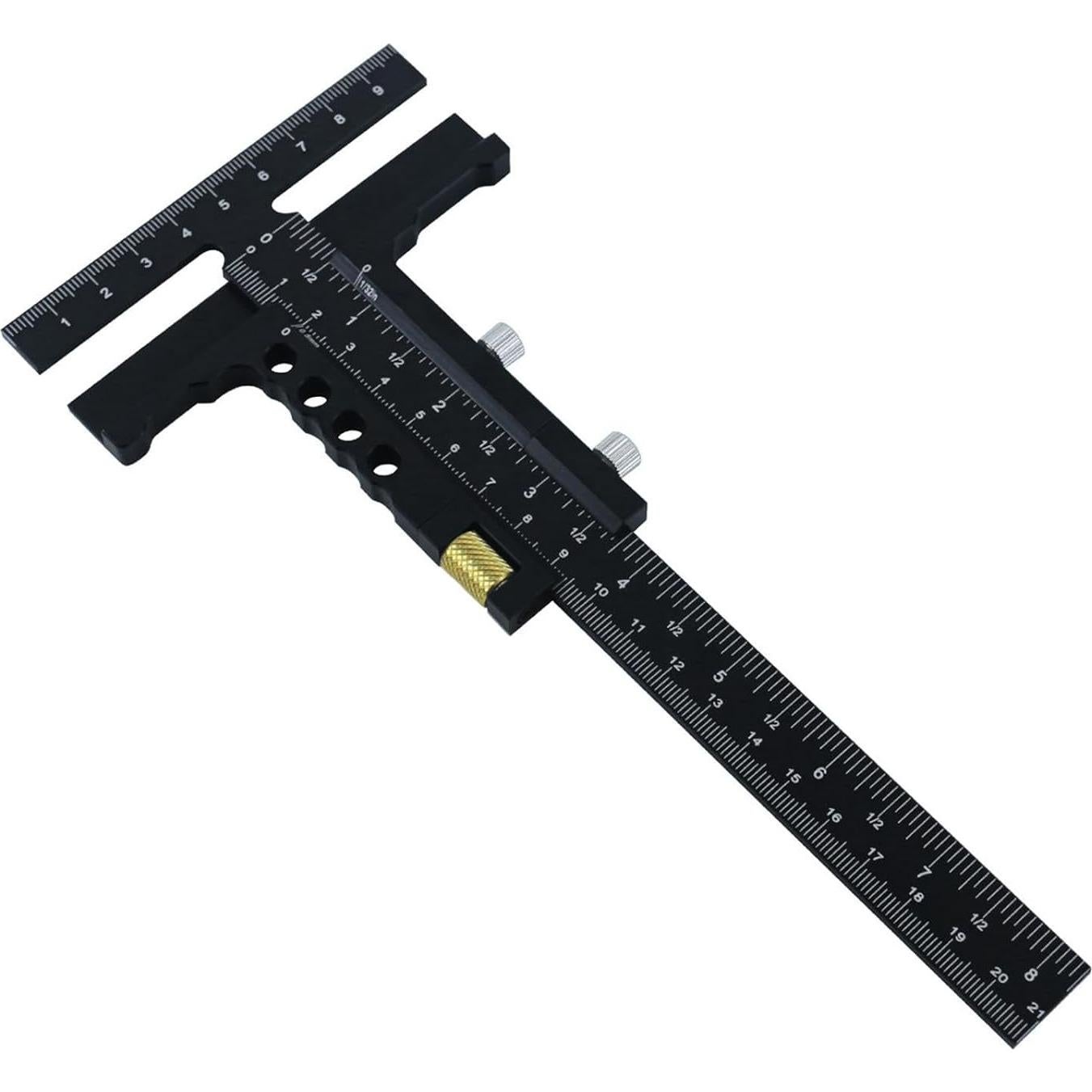 Scriber de Madera Leefasy en Forma de T con Ajuste Fino