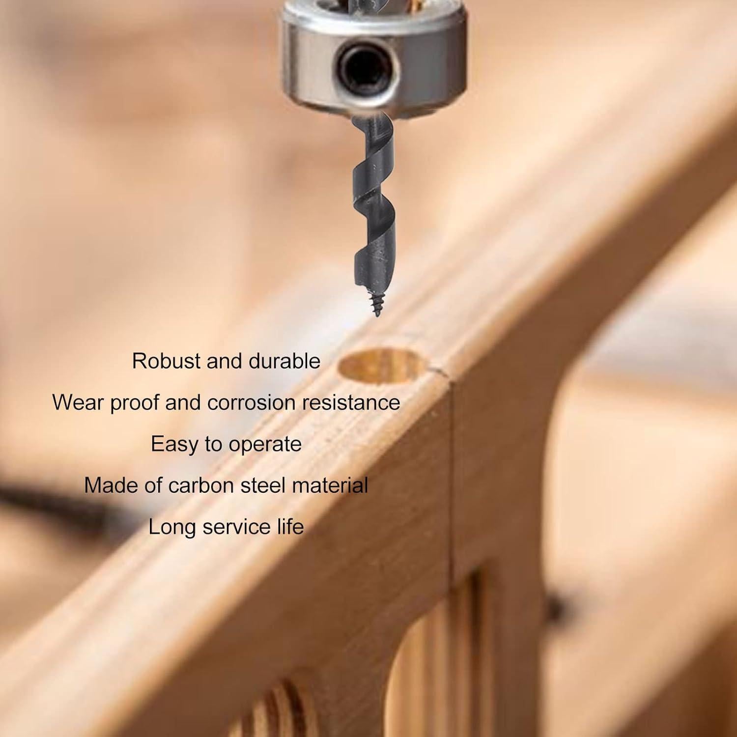 Broca Manual Auger Jectse 25mm Acero al Carbono Camping