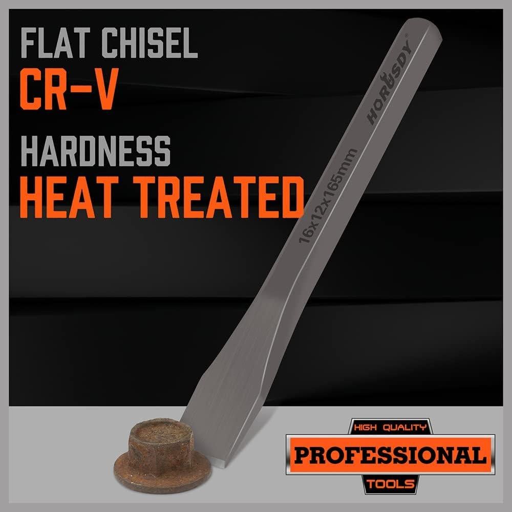 Cinceles de Frío HORUSDY 3 Piezas 0,95-1,59 cm Alta Dureza