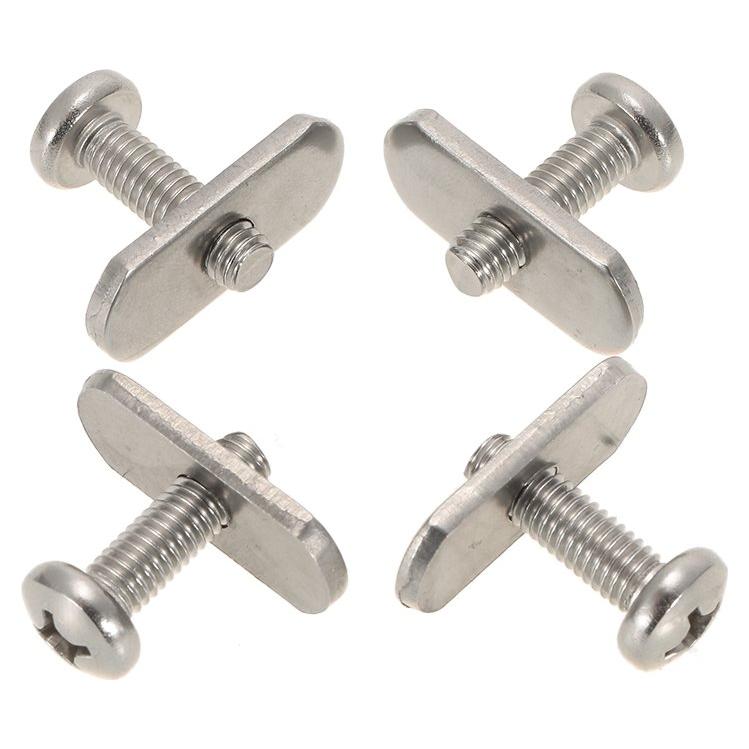 Kit de Tornillos y Tuercas para Riel de Kayak RANDDER 4 Pzas