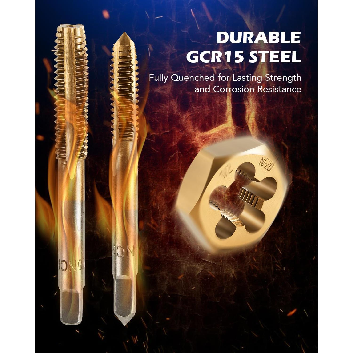 Conjunto de 86 Piezas Machos y Matrizes Orion Motor Tech