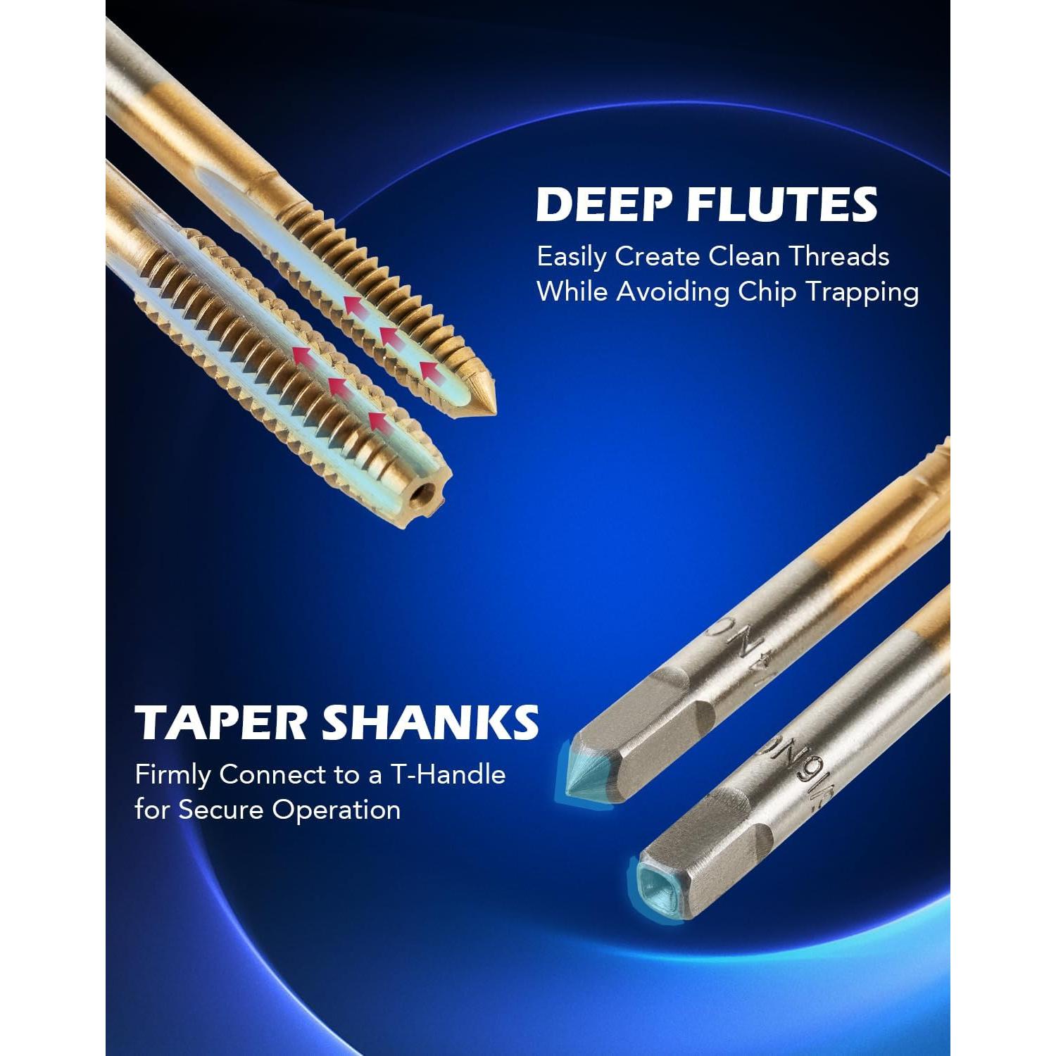 Conjunto de 86 Piezas Machos y Matrizes Orion Motor Tech