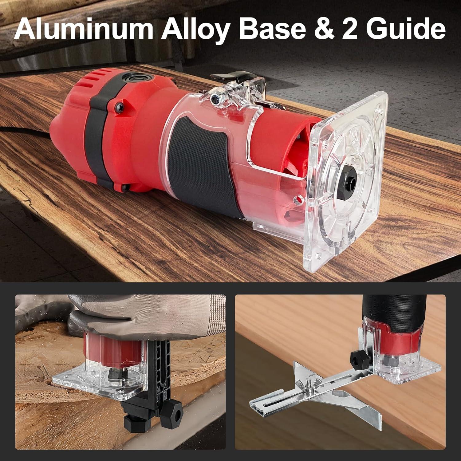 Router 800W LiunxDromic Inmersión 12 Brocas 31000 RPM