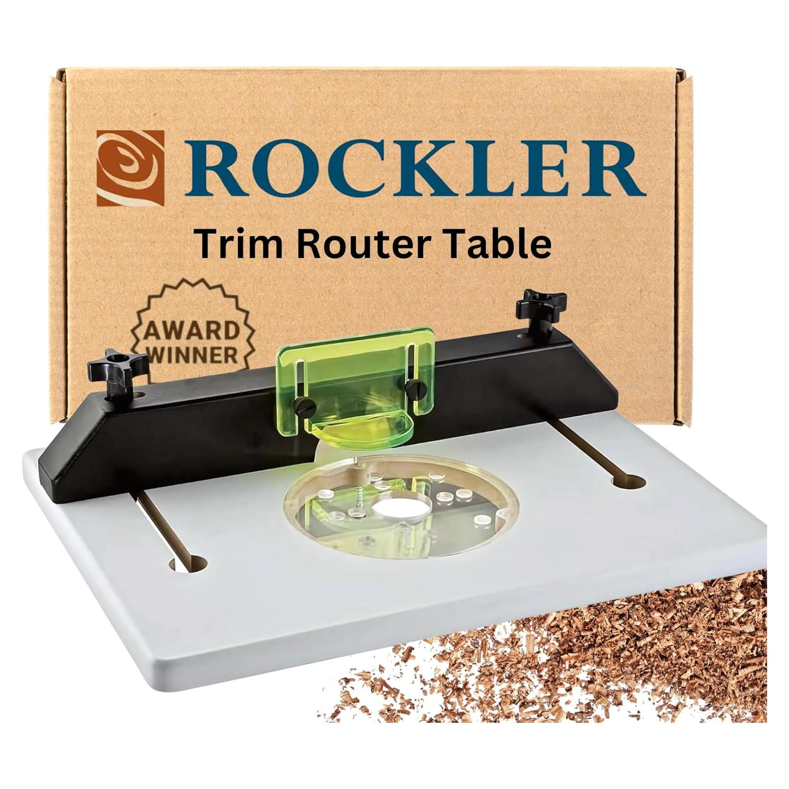 Mesa de Router Rockler Ajustable con Base Acrílica 1/4"