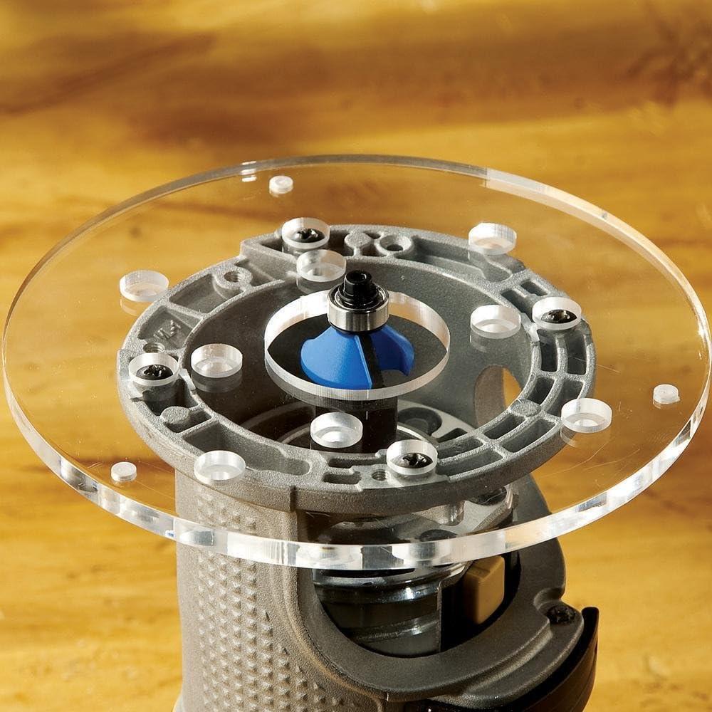 Mesa de Router Rockler Ajustable con Base Acrílica 1/4"