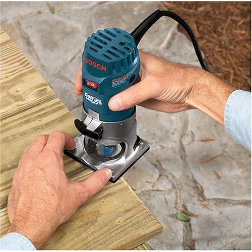 Bosch PR20EVSK-RT 1 HP Colt Variable Speed Electronic Palm Router Kit (Renewed)