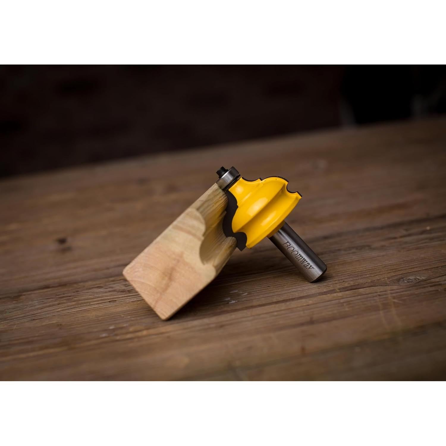 Fresa de Molduras Boomway 1.27cm Mango Cortador Semirredondo