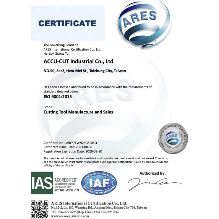 Juego de Brocas de Carburo ACCUCUT I2KES 5 pcs 3.18 mm