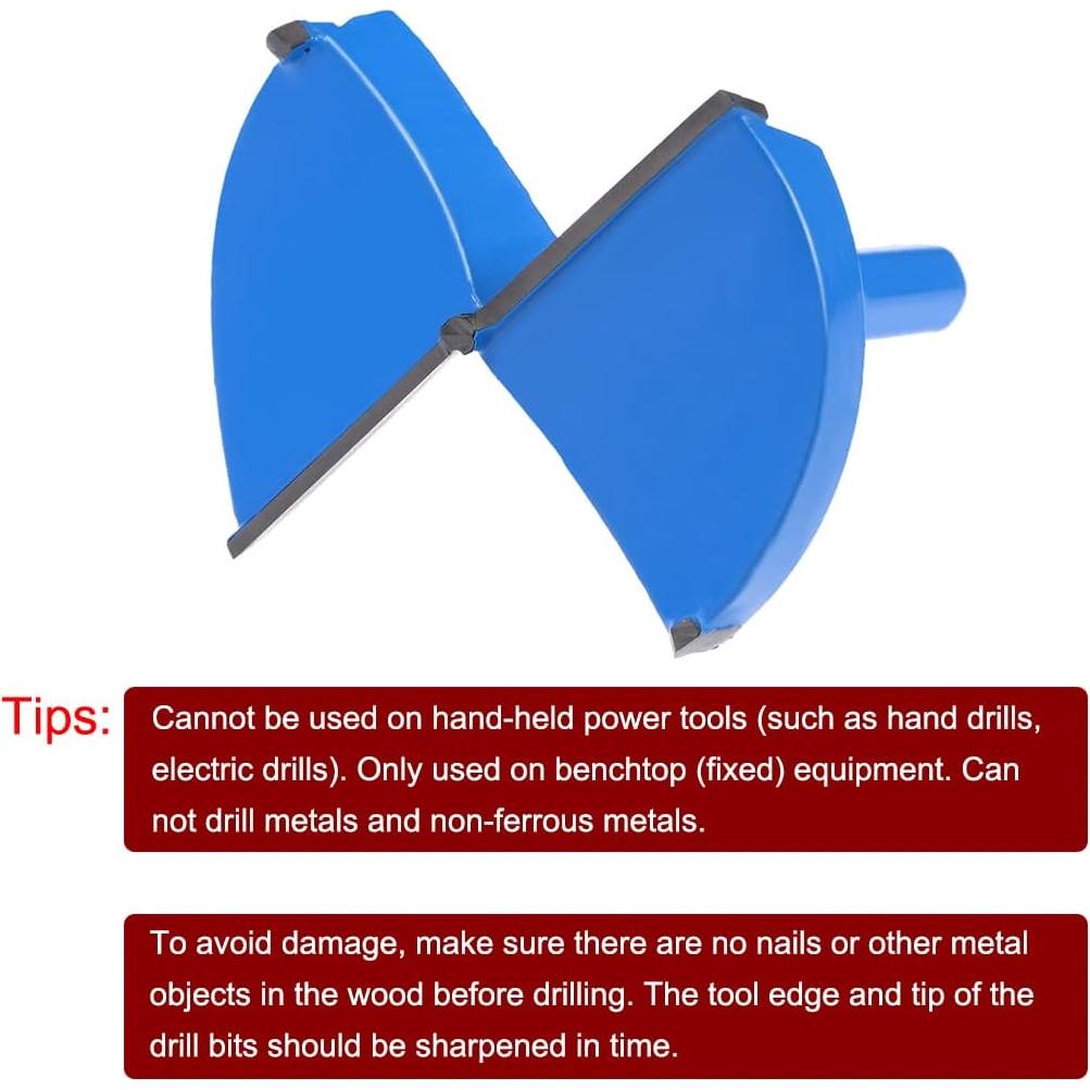 Broca Forstner uxcell 70mm Carburo para Madera