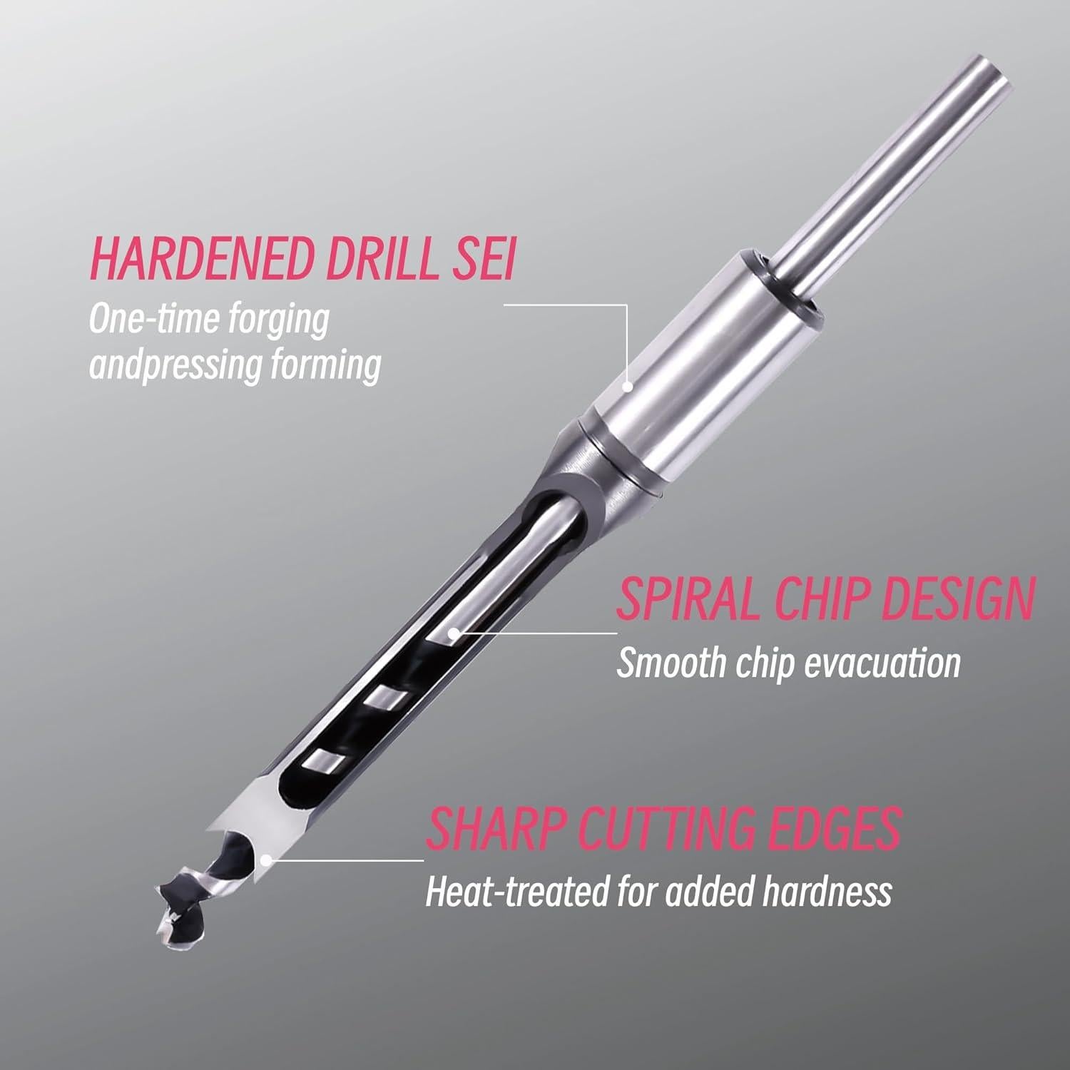 Broca cuadrada 6.4 mm Skweawert para carpintería