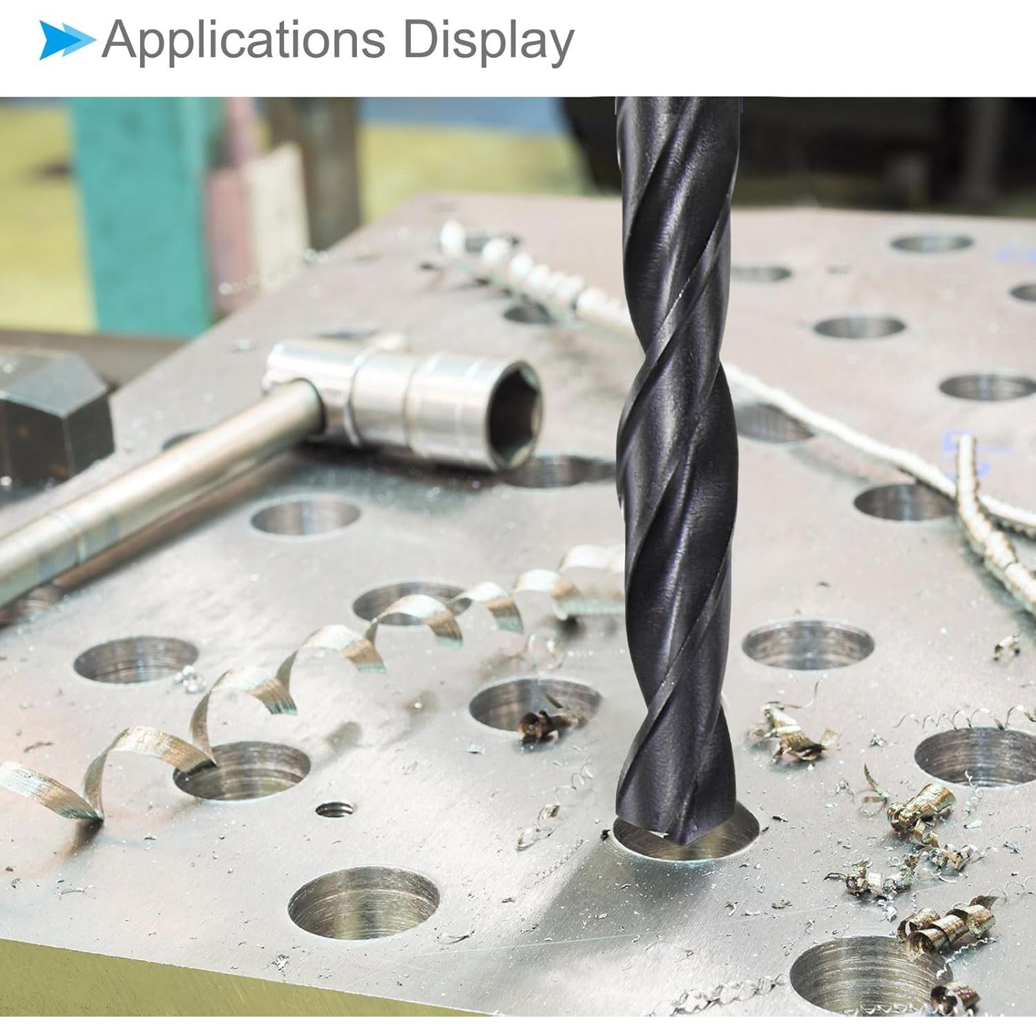 Brocas de Acero Rápido CoCud 5.8mm 90mm 2 Piezas