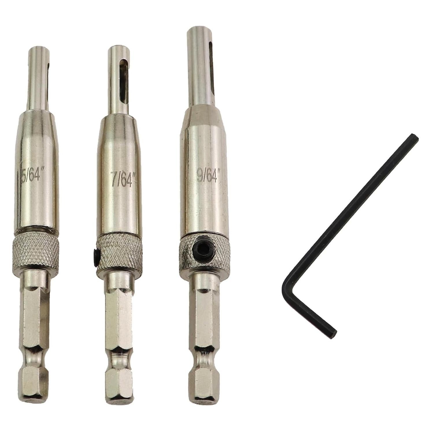 Set 4 Piezas Taladro de Bisagra KKUANG para Madera