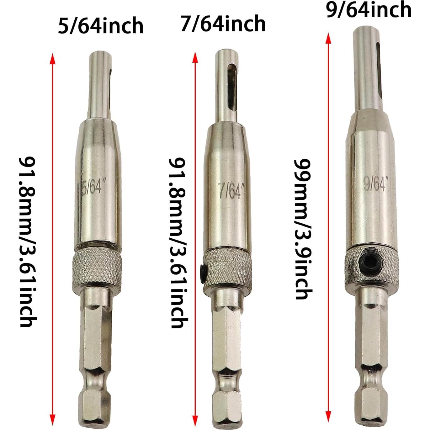 Set 4 Piezas Taladro de Bisagra KKUANG para Madera