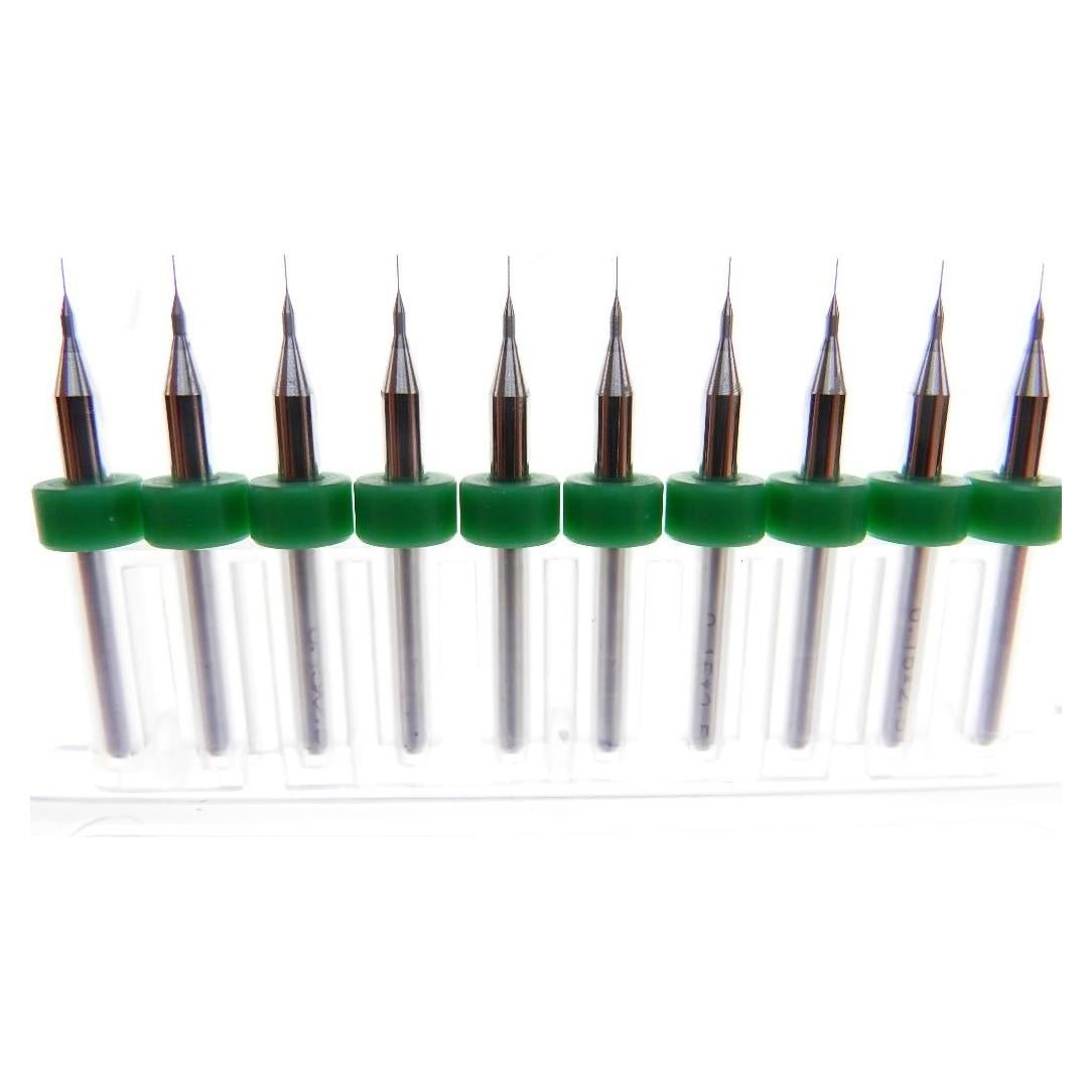 Brocas Micro de Tungsteno Daewon 0,15 mm para CNC y Joyería