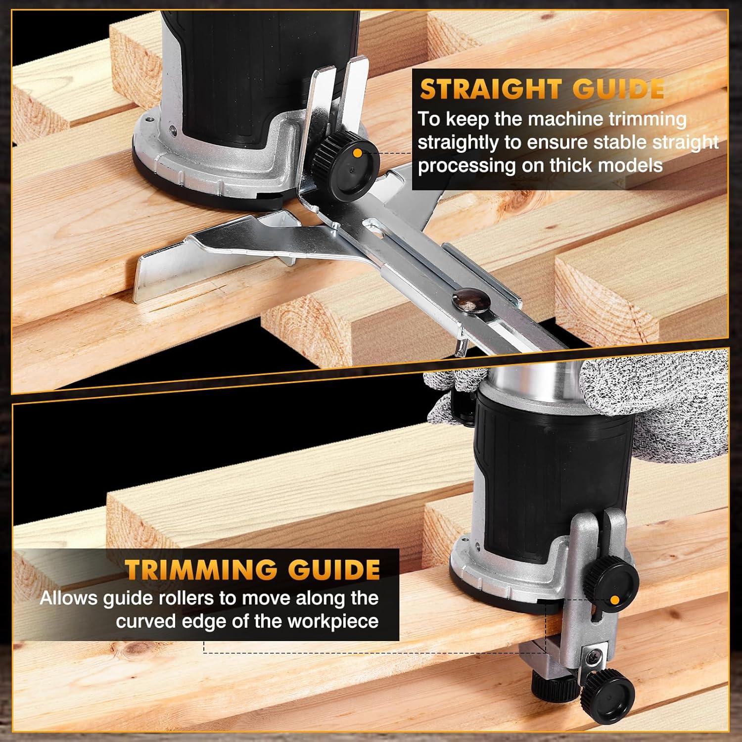 Router inalámbrico DeWalt 20V MAX 600W 6 velocidades 29,000 RPM
