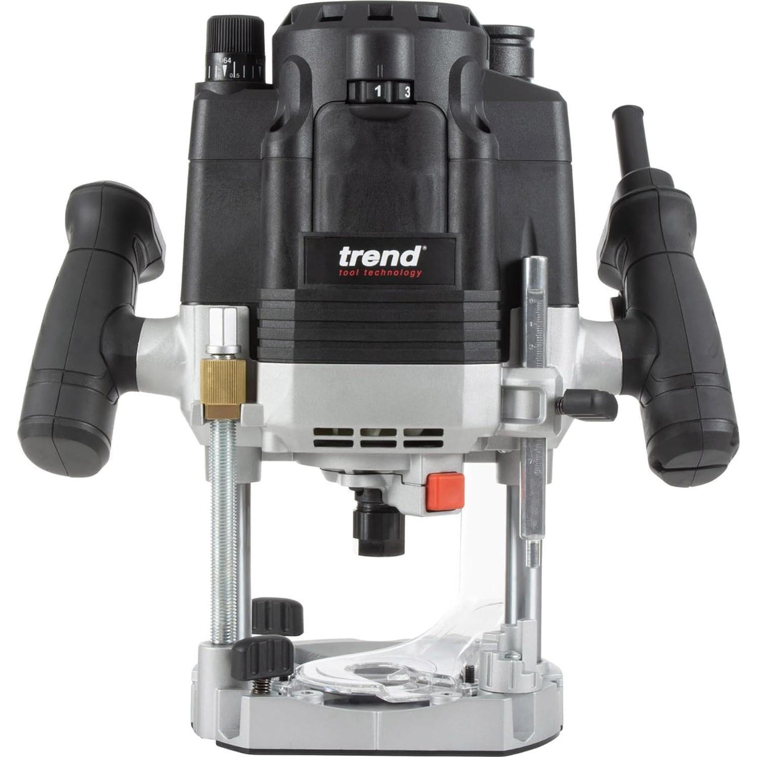 Router Trend T8 Inmersión 3.25 HP 15A 80mm Ajustable