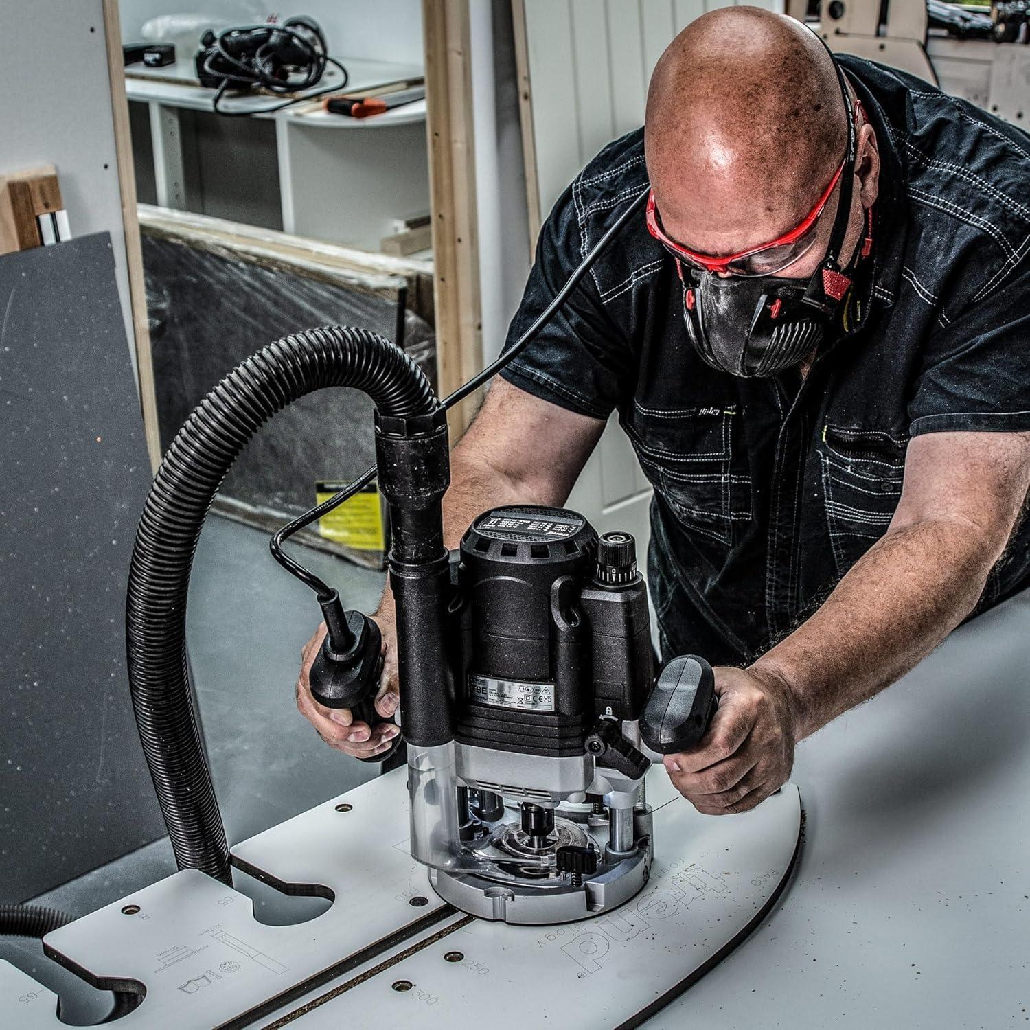 Router Trend T8 Inmersión 3.25 HP 15A 80mm Ajustable