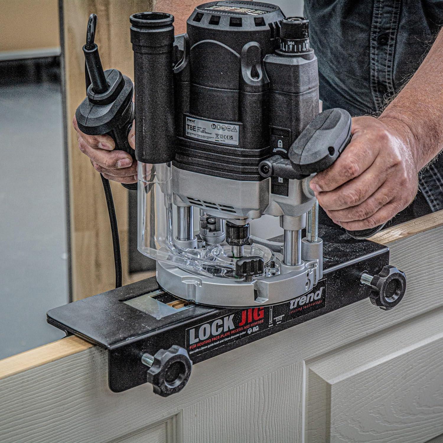 Router Trend T8 Inmersión 3.25 HP 15A 80mm Ajustable