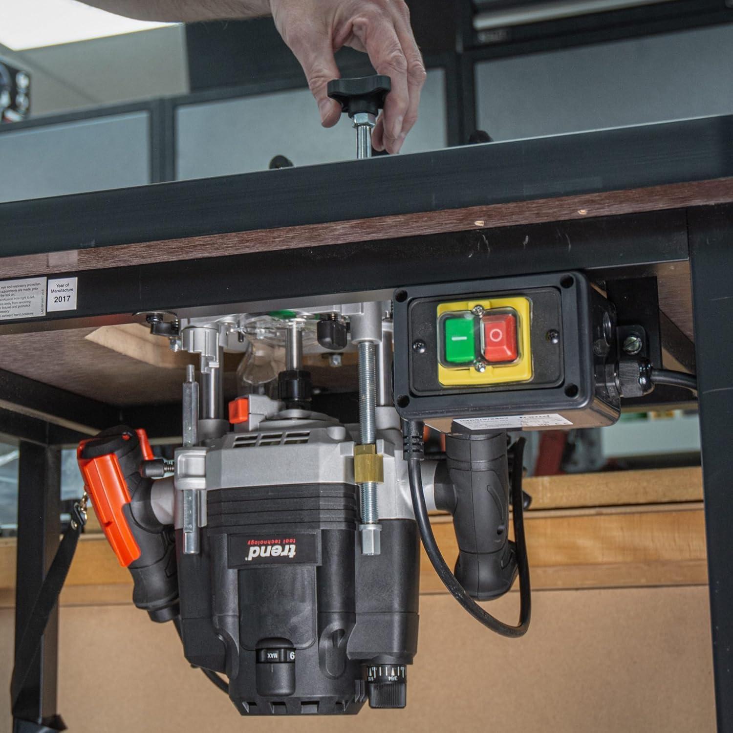 Router Trend T8 Inmersión 3.25 HP 15A 80mm Ajustable