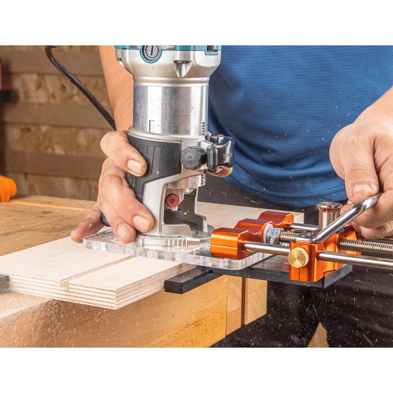 Adaptador de Riel Guía para Router O'SKOOL RTA010 Aluminio