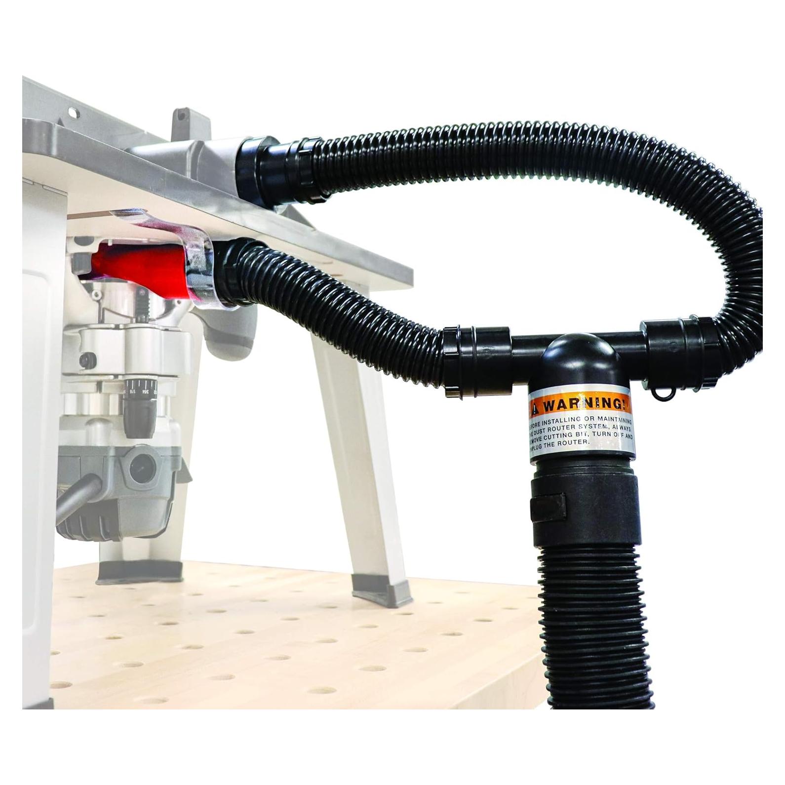 Router de Polvo Milescraft 1501 - Recolección Eficaz 90%