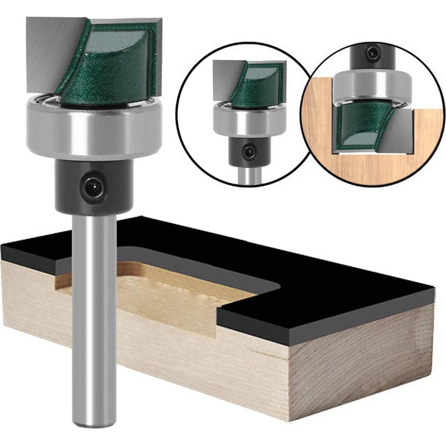 Fresadora de Plantilla Yakamoz 1/4" Eje Mortaja 19mm