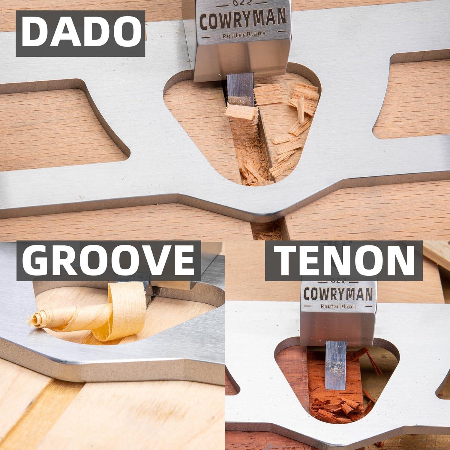 Router Plane Cowryman R022 Acero Inoxidable 20cm