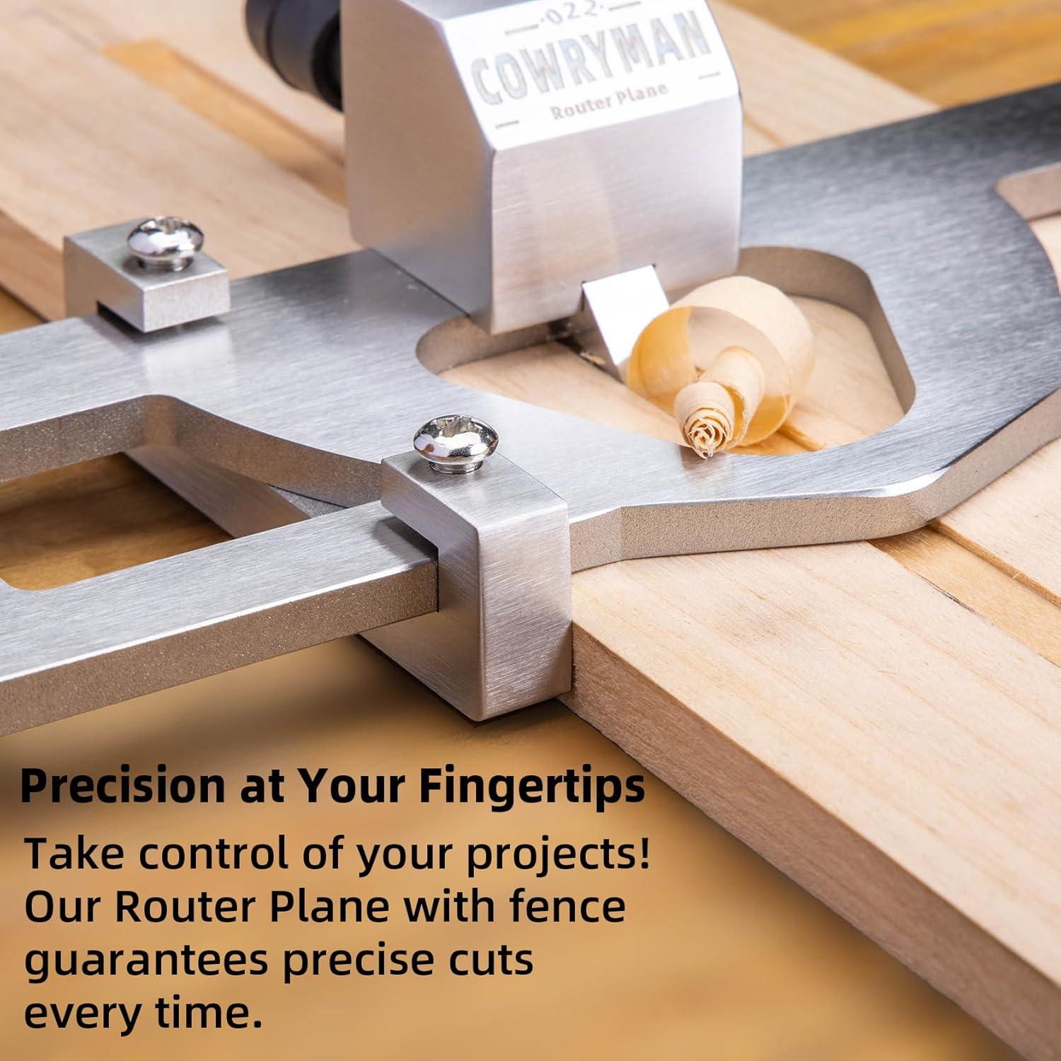 Router Plane Cowryman R022 Acero Inoxidable 20cm