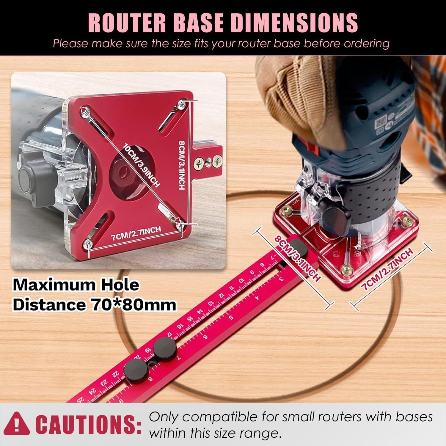 Soporte de Ranura de Fresadora 4 en 1 Slthe - Aluminio Durable