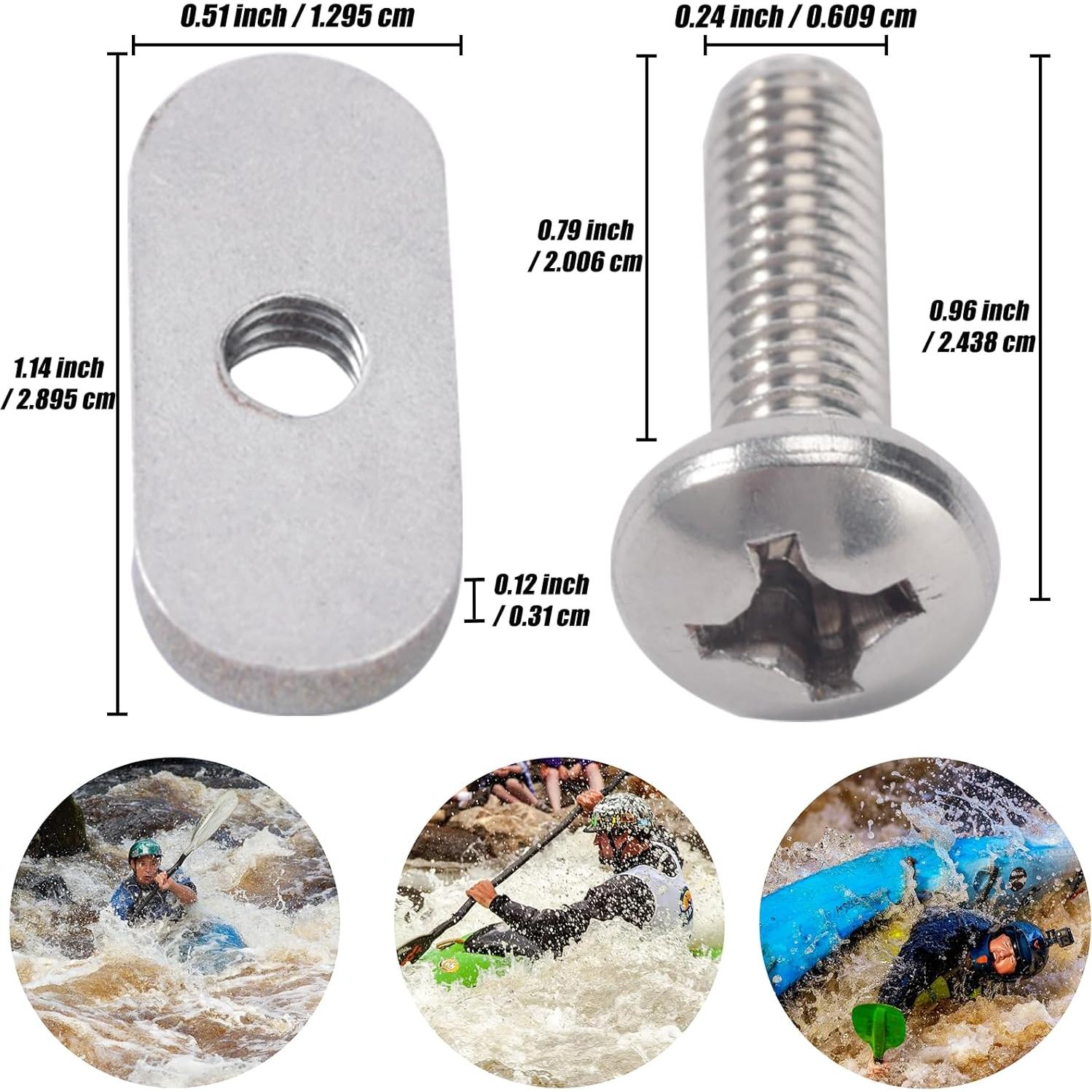 Tornillos y Tuercas para Kayak DoThisAllDay M6 Acero Inoxidable